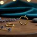 The Golden Clip - Classic Gold Clip-On Hoops