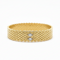 Golden Mesh Sparkle Bangle