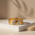 Sparkling Leaf Bangle