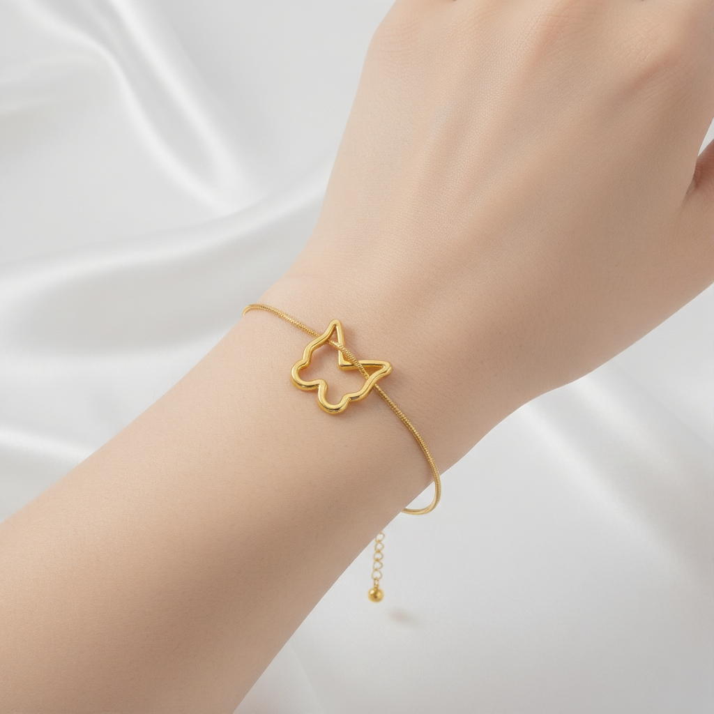 Open Butterfly Chain Bracelet