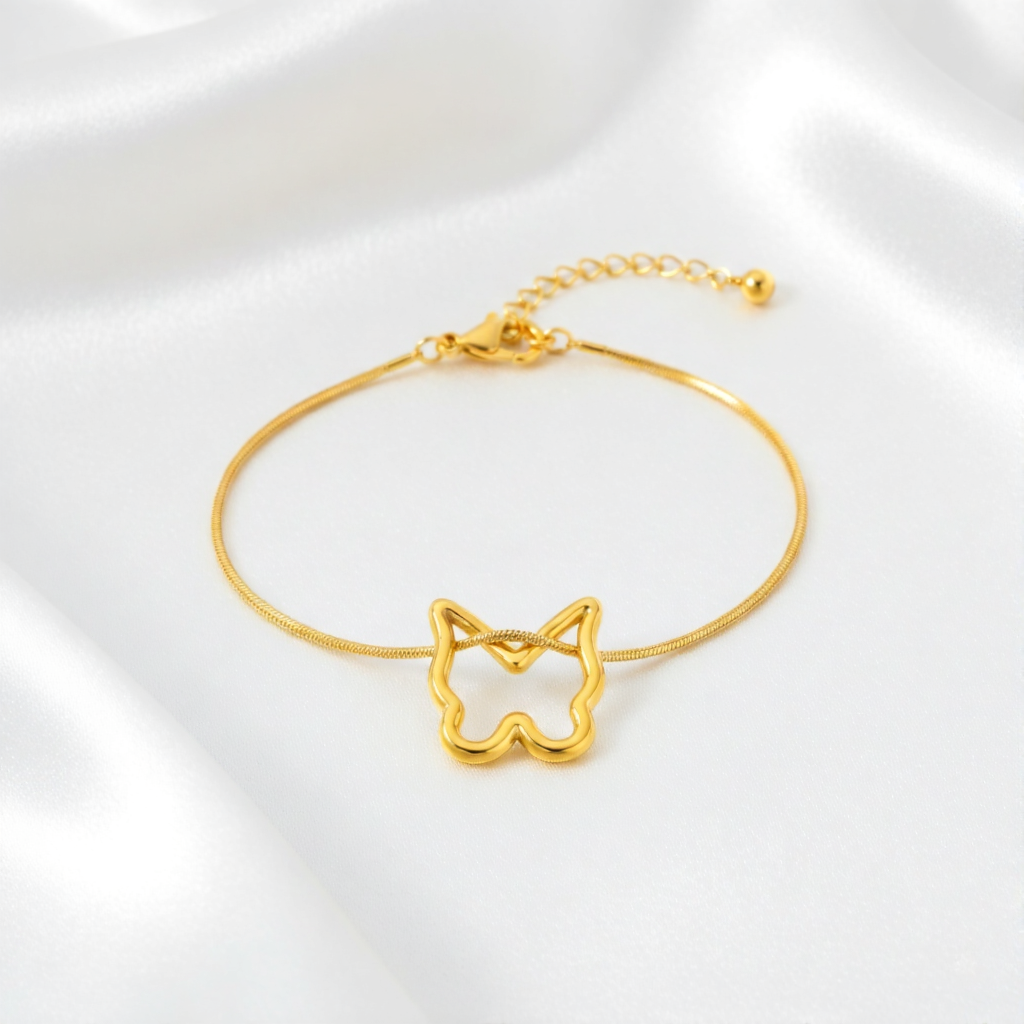 Open Butterfly Chain Bracelet
