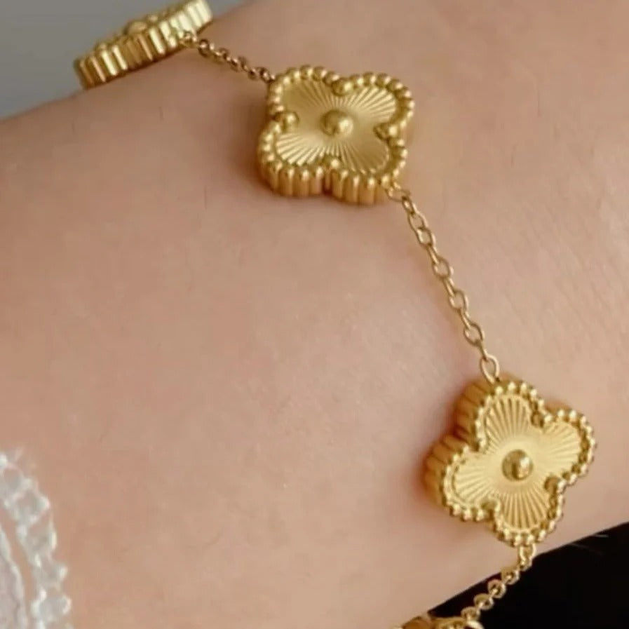 Golden Clover Bracelet