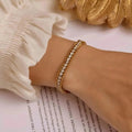 Crystal Chain Golden Bracelet